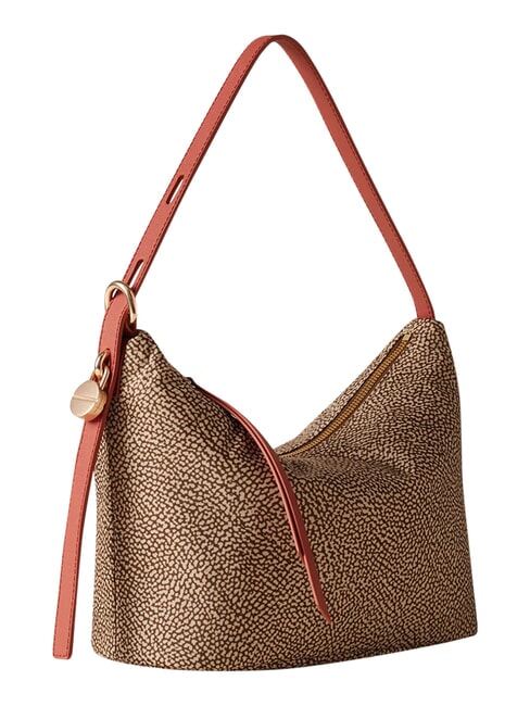 PRIVE Bolso de hombro tipo hobo papaya beige/roja - Bolsos Mujer