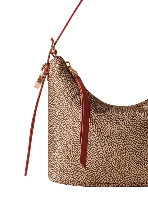 PRIVE Bolso de hombro tipo hobo papaya beige/roja - Bolsos Mujer