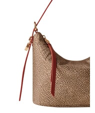 BORBONESE PRIVE Bolso de hombro tipo hobo papaya beige/roja - Bolsos Mujer - 4