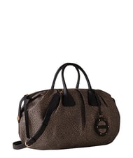 BORBONESE VIS-A-VIS Bolso maxi, con bandolera OP / NATURAL / NEGRO - Bolsos Mujer - 3