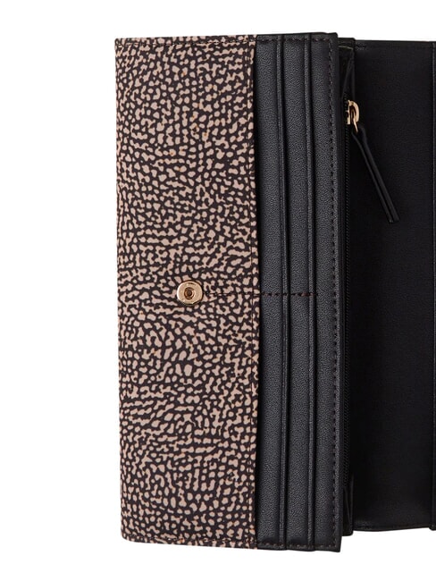 CLASSICA Cartera grande con solapa OP / NATURAL / NEGRO - Carteras Mujer