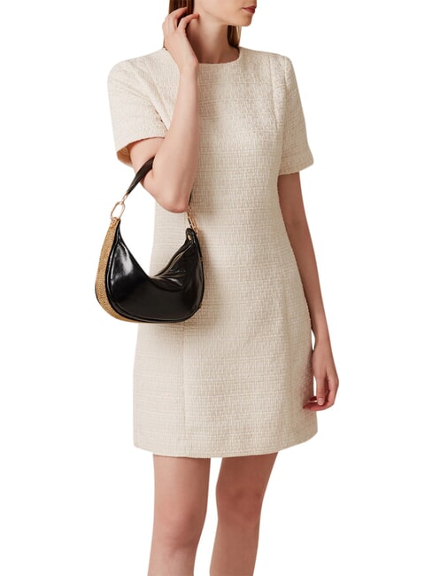 OYSTER Bolso de hombro, piel OP NEGRO / NATURAL - Bolsos Mujer