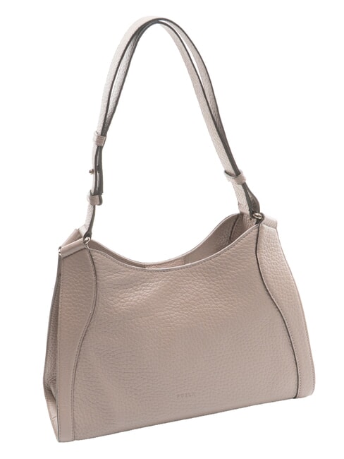 CAMPIONARIO - ONDA Bolso de hombro, piel estuco gris - Bolsos Mujer