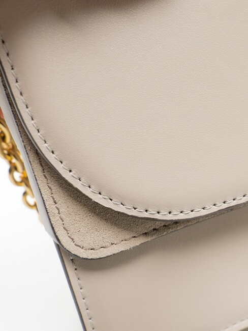 SFERA Mini bolso de piel vainilla - Bolsos Mujer