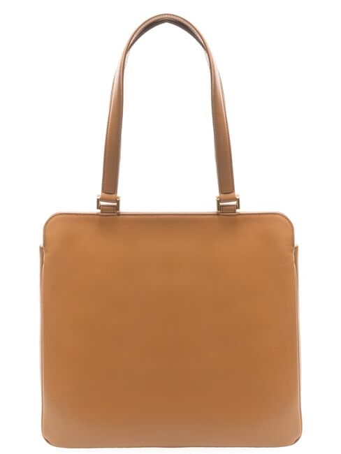 CAMPIONARIO - TEIA Bolso de cuero brandy - Bolsos Mujer