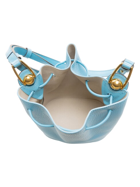 CAMPIONARIO - SFERA  Mini bolso de cuero tipo cubo cobalto - Bolsos Mujer