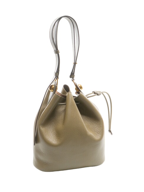 CAMPIONARIO - SFERA Bolso de cubo de cuero sabio - Bolsos Mujer