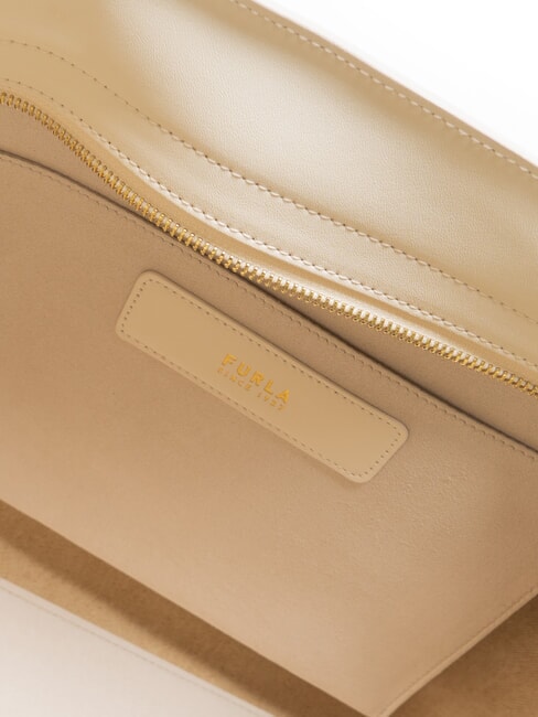 CAMPIONARIO - DUETTO Bolso de mano / bolso de hombro crema+avena int. - Bolsos Mujer