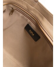 FURLA SFERA  Bolso de compras de cuero gris - Bolsos Mujer - 5