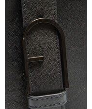 FURLA CAMPIONARIO - FLOW Bolso de hombro de piel negro - Bolsos Mujer - 4