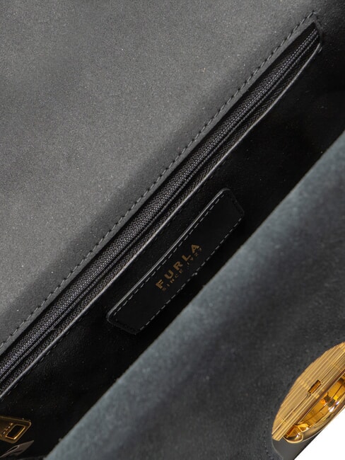 CAMPIONARIO - SFERA  Mini bolso de hombro, en piel negro - Bolsos Mujer