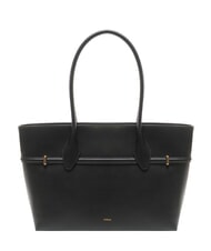 FURLA GOCCIA  Bolso de compras de cuero negro - Bolsos Mujer - 4