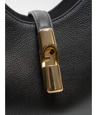 FURLA CAMPIONARIO - GOCCIA  Bolso de compras de cuero negro - Bolsos Mujer - 3