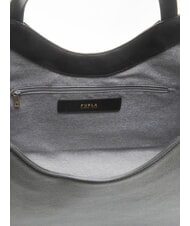 FURLA CAMPIONARIO - GOCCIA  Bolso de compras de cuero negro - Bolsos Mujer - 5