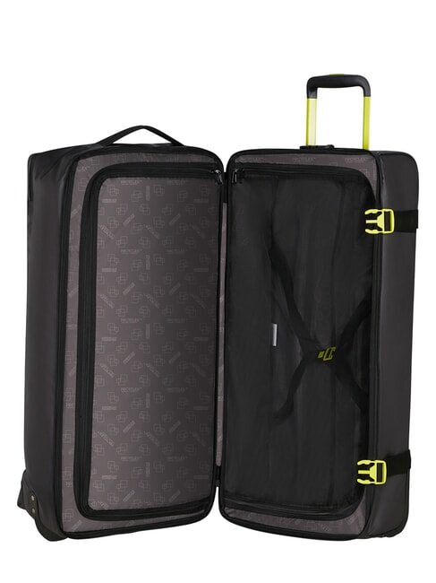 URBAN TRACK Bolsa de lona grande con ruedas negro/lima - Bolsas de viaje