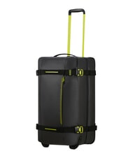 AMERICAN TOURISTER URBAN TRACK Bolsa de lona mediana con ruedas negro/lima - Bolsas de viaje - 5