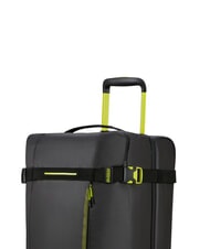 AMERICAN TOURISTER URBAN TRACK Bolsa de lona mediana con ruedas negro/lima - Bolsas de viaje - 8