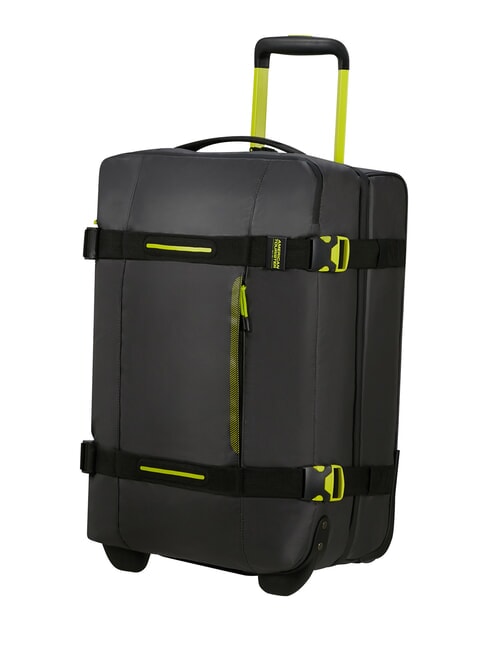 URBAN TRACK Bolsa de lona, equipaje de mano, con ruedas negro/lima - Bolsas de viaje