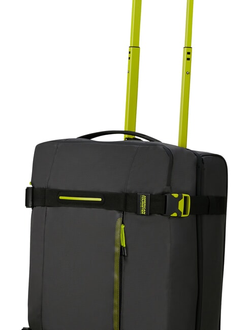 URBAN TRACK Bolsa de lona, equipaje de mano, con ruedas negro/lima - Bolsas de viaje