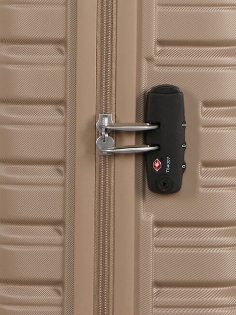 FLASHLINE Carro para equipaje de mano ivorygold - Equipaje de mano