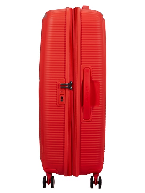 Maletas SOUNDBOX, medida grande, expandible naranja ne&oacute;n - Trolley R&iacute;gidos