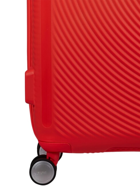 Maletas SOUNDBOX, medida grande, expandible naranja ne&oacute;n - Trolley R&iacute;gidos