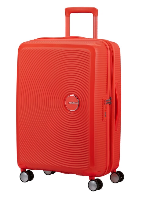 SOUNDBOX SPINNER Carro mediano, expandible naranja ne&oacute;n - Trolley R&iacute;gidos
