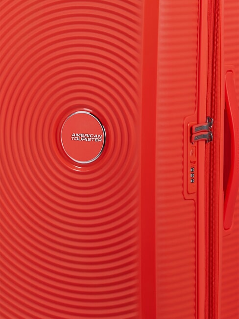 SOUNDBOX SPINNER Carro mediano, expandible naranja ne&oacute;n - Trolley R&iacute;gidos