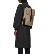 RAINS BACKPACK MINI Mochila impermeable beige - Mochilas Escuela & Tiempo Libre - 4