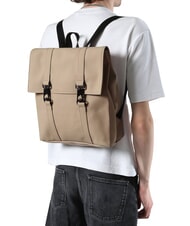 RAINS MSN BAG MINI Mochila impermeable de ciudad beige - Mochilas Escuela & Tiempo Libre - 4