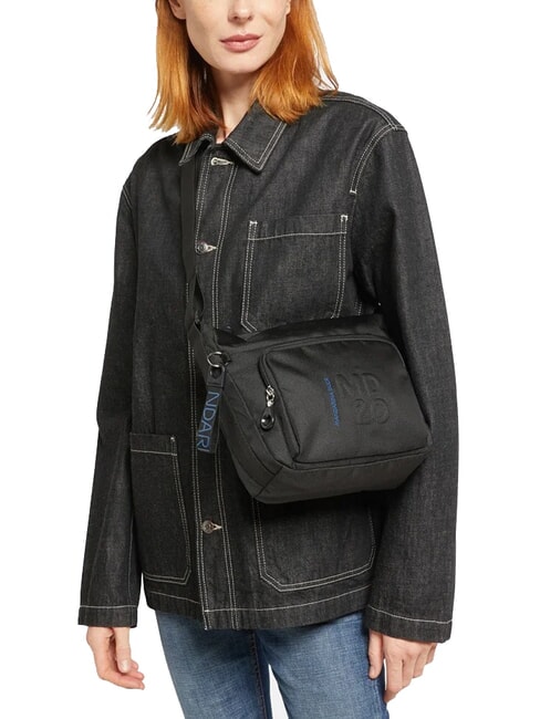 MD20 Bolso de hombro con bolsillo NEGRO - Bolsos Mujer