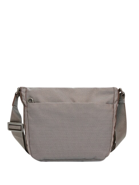 MD20 Bolso de hombro con bolsillo gris pardo - Bolsos Mujer