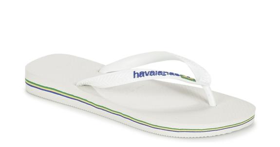 BRASIL LOGO Chanclas para hombre blanco - Zapatos unisex