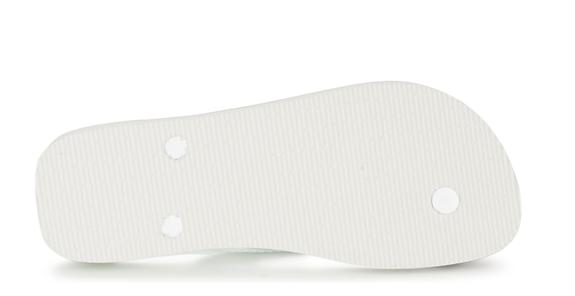 BRASIL LOGO Chanclas para hombre blanco - Zapatos unisex