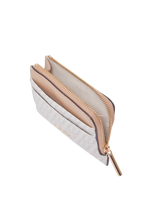 CALIWEN Titular de la tarjeta Zip polvo natural/oscuro - Carteras Mujer