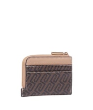 LIUJO CALIWEN Titular de la tarjeta Zip marr&oacute;n oscuro/polvo oscuro - Carteras Mujer - 2