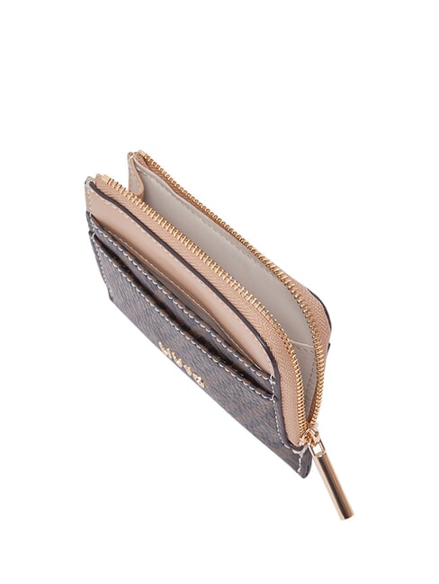 CALIWEN Titular de la tarjeta Zip marr&oacute;n oscuro/polvo oscuro - Carteras Mujer