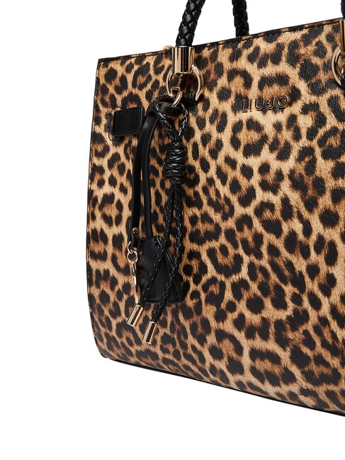 MANHATTAN Bolso de mano con correa para el hombro. m&aacute;cula natural. - Bolsos Mujer