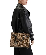 LIUJO MANHATTAN Bolso de mano con correa para el hombro. m&aacute;cula natural. - Bolsos Mujer - 7