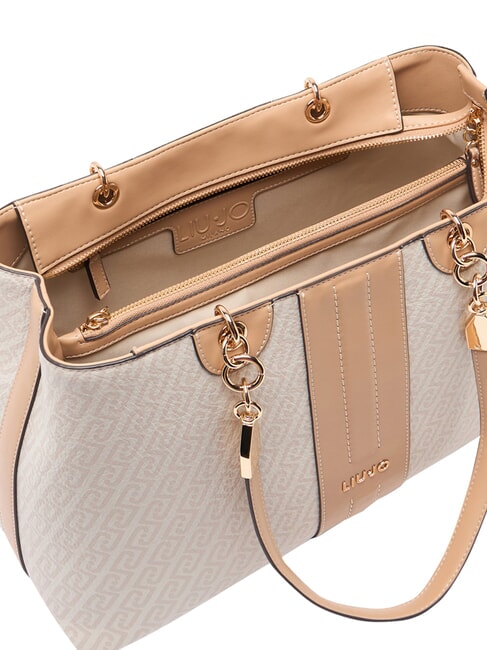 EMATITE Bolso de hombro polvo natural/oscuro - Bolsos Mujer