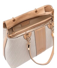 LIUJO EMATITE Bolso de hombro polvo natural/oscuro - Bolsos Mujer - 4