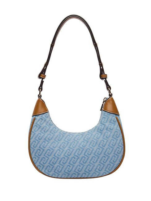 EVRIM Bolso de hombro tipo hobo azul polvoriento - Bolsos Mujer