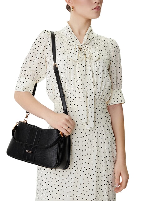 EMATITE Bolso de hombro con correa para el hombro. NEGRO - Bolsos Mujer
