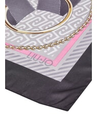 LIUJO LOGO Bufanda NEGRO - Bufandas - 3
