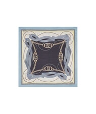 LIUJO LOGO Bufanda azul polvoriento - Bufandas - 2