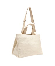 LIUJO LOGO Bolso de mano con correa para el hombro. crema blanca - Bolsos Mujer - 3