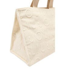 LIUJO LOGO Bolso de mano con correa para el hombro. crema blanca - Bolsos Mujer - 5