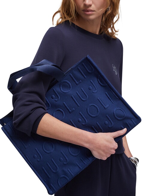 LOGO Bolso de mano con correa para el hombro. cielo azul - Bolsos Mujer