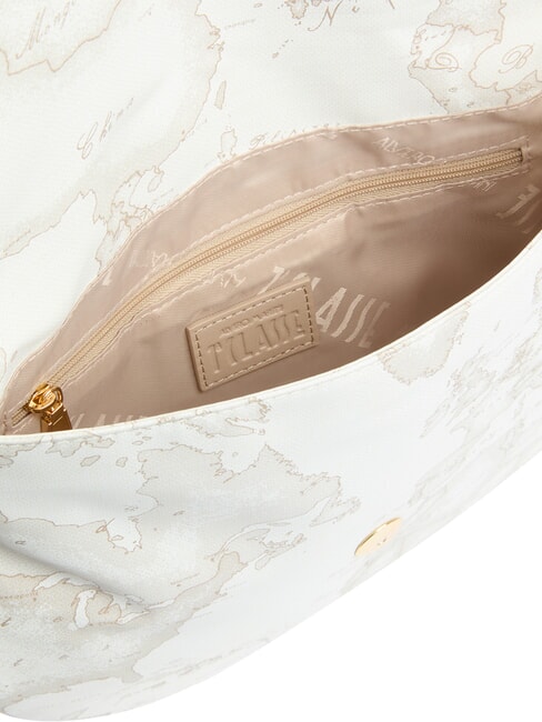 GEO CLASSIC Bolso de hombro con solapa blanco - Bolsos Mujer