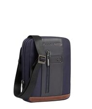 PIQUADRO BRIEF 2 Bolsa de hombro azul/cuero - Bandoleras Hombre - 4